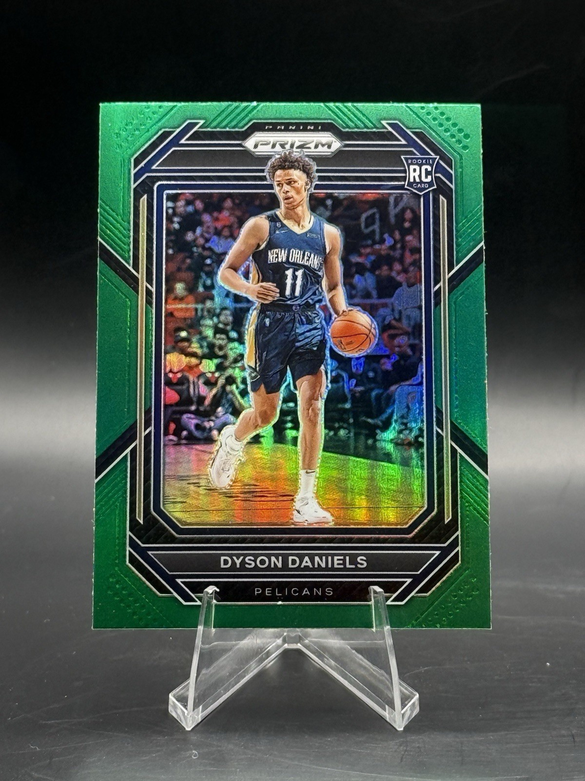 Dyson Daniels 2022-23 Prizm #233 Green Rookie New Orleans Pelicans