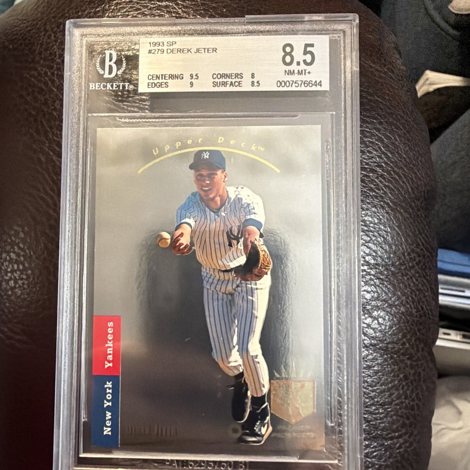 1993 Upper Deck SP - Premier Prospects Derek Jeter #279 (RC)