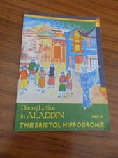 Bristol Hippodrome DANNY LA RUE IN ALADDIN 1980