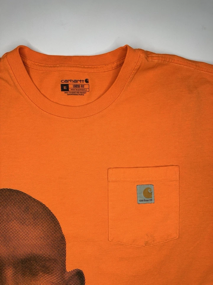 Portugal. Camiseta The Man Frances Changed My Life Carhartt Bolsillo Naranja XL Foto 3 de 4
