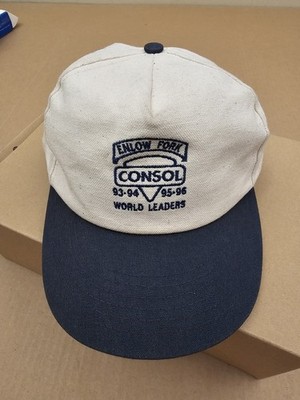 Vintage USA MADE Consol Mining Trucker Hat Snapback Dad Cap