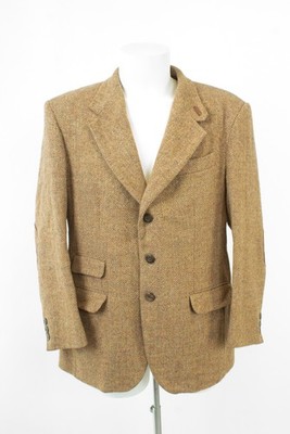 Country Classics Harris Tweed Sakko Herren Gr. L 100% Wolle Mehrfarbig