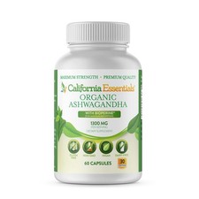Ashwagandha 1300mg Capsules - Organic Root Powder, Stress Relief, Energy Boost