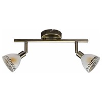 Brilliant Deckenleuchte Murcia Messing 2 X 33W G9 Halogen Warmweiß Schwenkbar