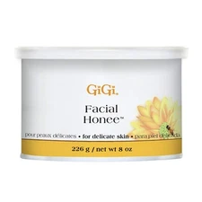 GiGi Facial Honee Wax 8oz Hair Removal Treatment for Smooth Skin