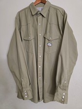 4XL Long Rasco FR "Brush Popper" Style Heavy Weight Long Sleeve Work Shirt