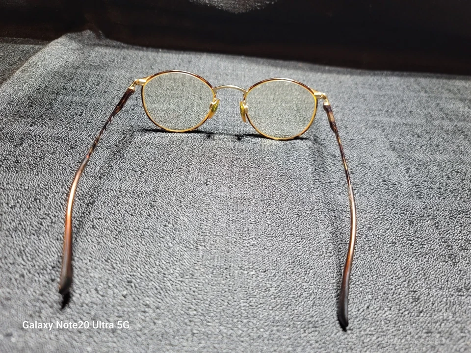 Vintage Georgio Armani  Eyeglasses Frames GA  163 830 Men's Tiger Tortoise Gold - Image 3 of 4
