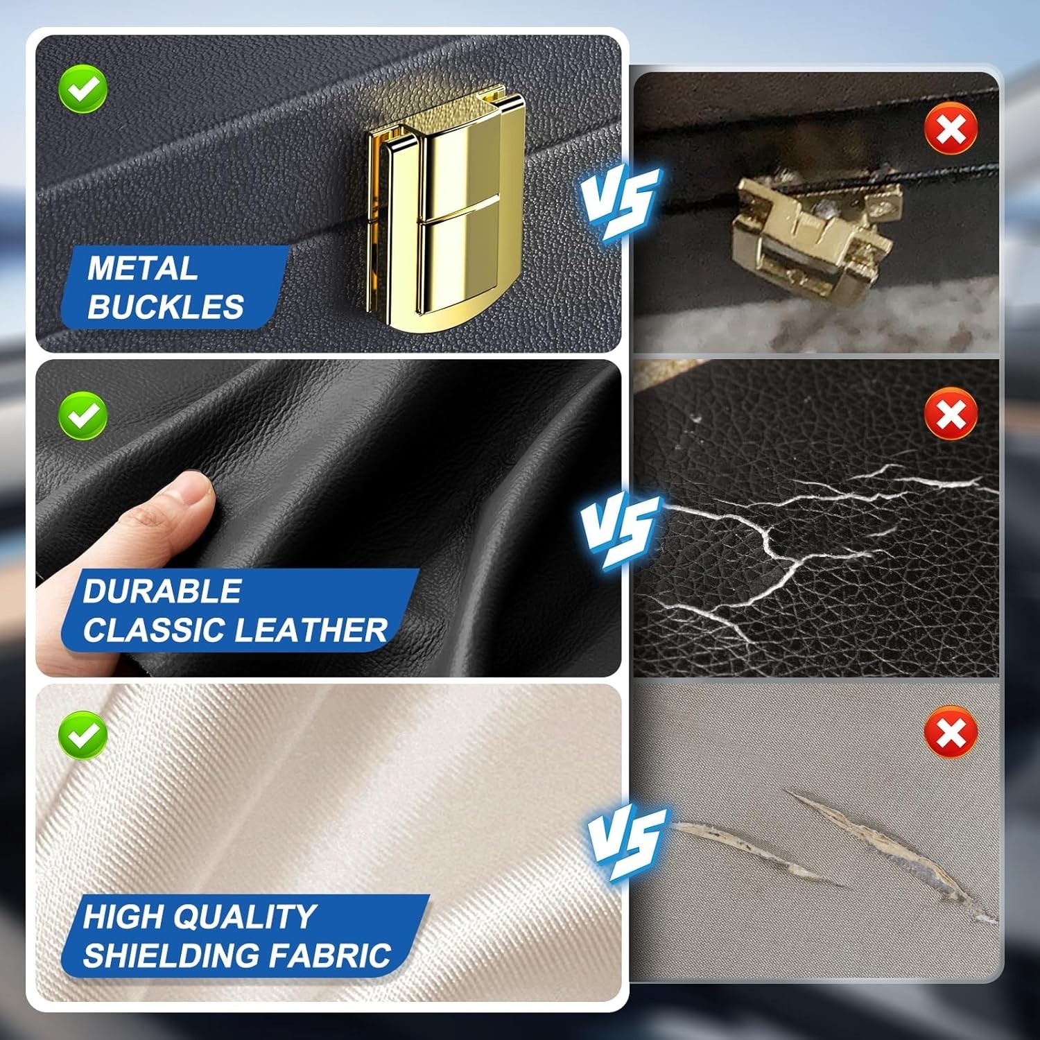 Faraday Box with Faraday Bags for Car Keys, Car Key Signal Blocking Box, Keyl...