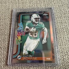 2025 Topps Chrome Football Devon Achane Future Stars #188 REFRACTOR  Dolphins