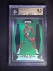 2017-18 Panini Prizm Jayson Tatum #16 RC Rookie Green Color Match BGS 9.5
