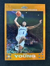 2007-08 Topps Chrome - Nick Young ORANGE REFRACTOR  /199 (RC) #145