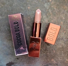 Too Faced BUTTERCREAM Cocoa Bold EM-POWER Cream Lipstick .11 oz Full Size NIB!