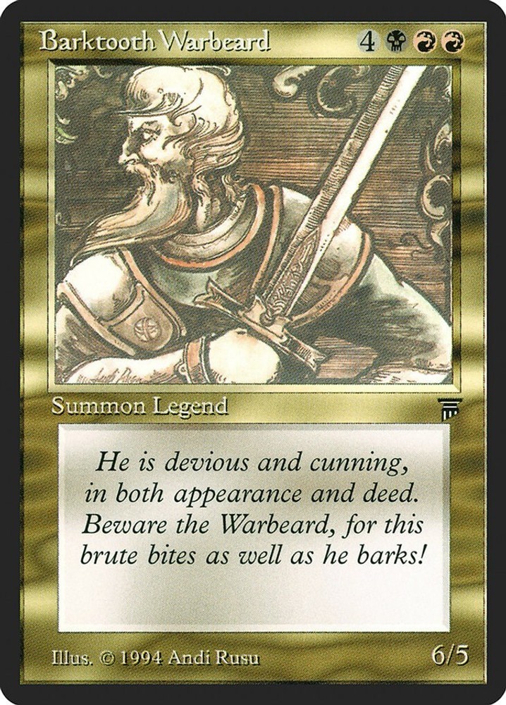 Barktooth Warbeard - 221 - LP - Legends