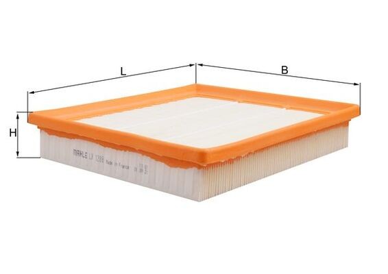 MAHLE LX 1288 Air Filter for CHRYSLER,DODGE,LANCIA,VW