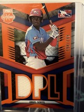 2023 Panini Elite Extra Edition DPL Materials Orange #DPM-AS Angel Senyil /199