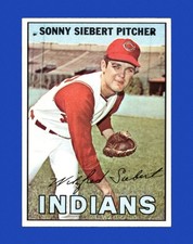 1967 Topps Set-Break # 95 Sonny Siebert NM-MT OR BETTER *GMCARDS*