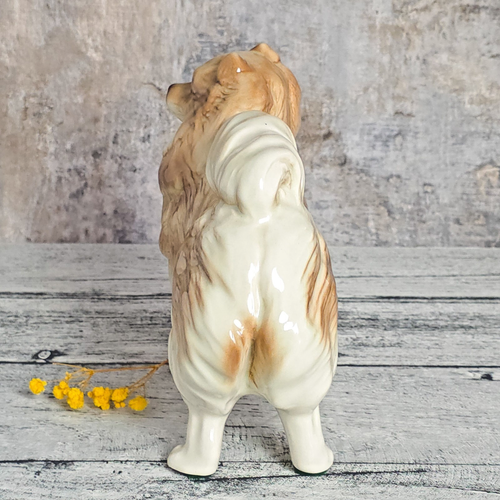 Vintage Coopercraft Pomeranian Keramik Figur Hund Ornament 70er Jahre top/selten - Bild 3 von 11
