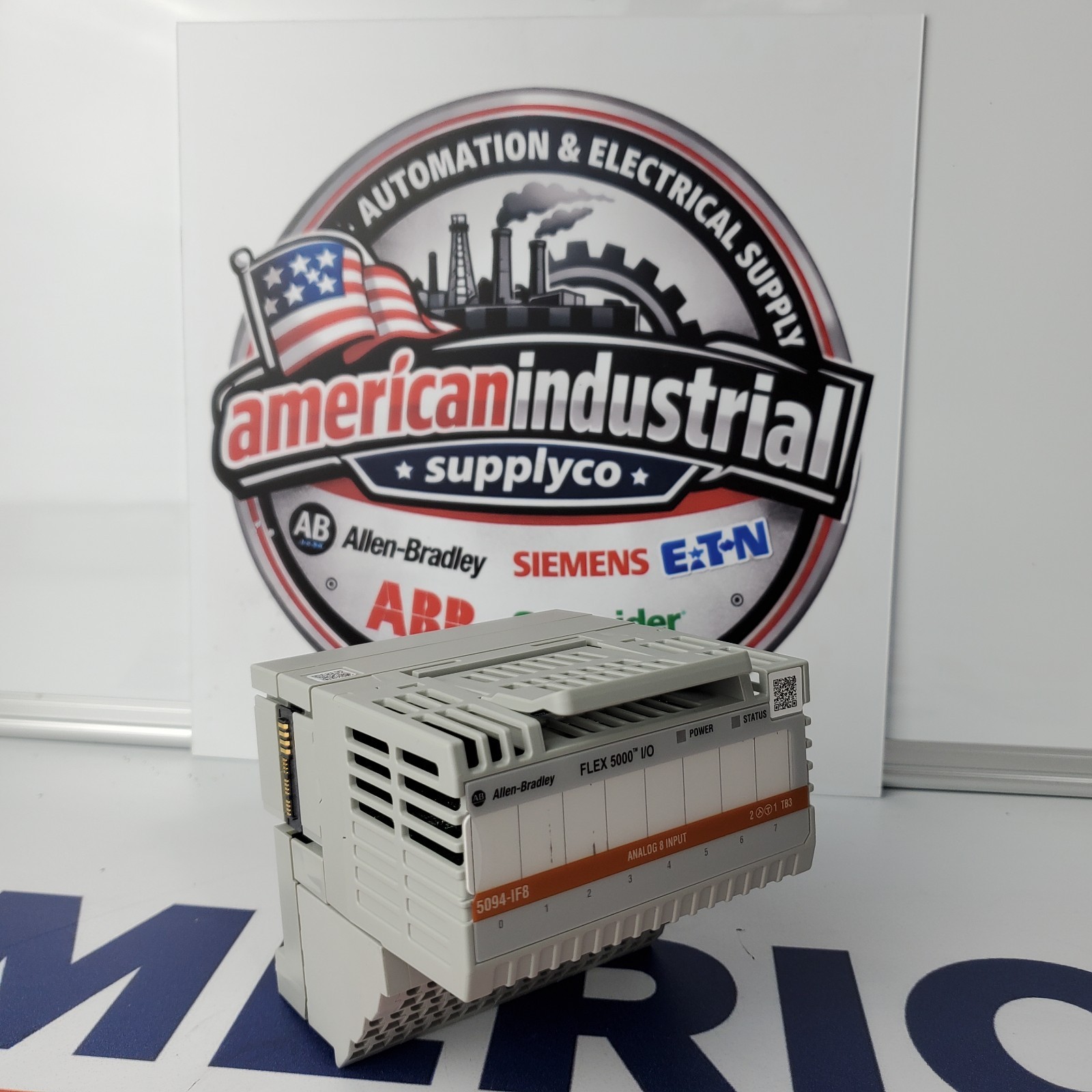 Allen Bradley 5094-IF8 Ser A Flex 5000 Input Module W/Mounting Bracket