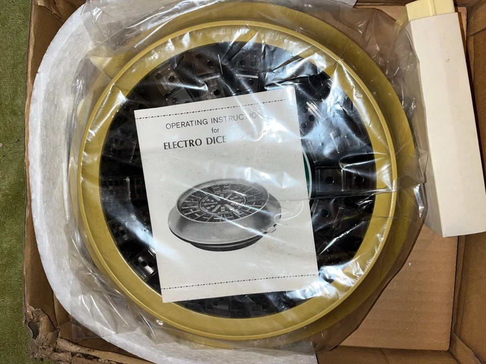 Vintage 1960 Waco Japão Electro Roulette + Máquina de Dados Bateria de Jogo Automatizada - Imagem 3 de 4