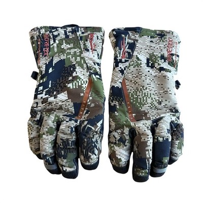 Sitka Optifade Subalpine Gore-Tex Hunting Gloves Leather Palm Med Waterproof M