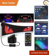 Bright 27''x5'' LED Advertising Sign - Custom Text & Animation for Retail Spaces