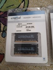 CRUCIAL Memory by Micron 8GB KIT 2-4GB Notebook DDR3L 1600 SODIMM CT2K4G3S160BM