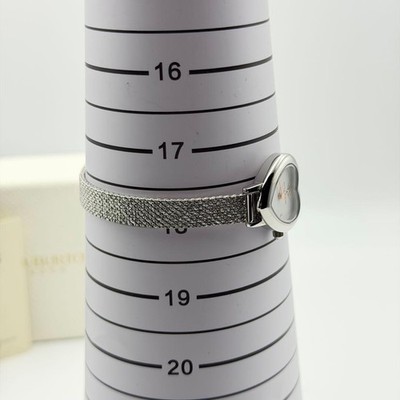 Olivia Burton Heart Silver Watch Lucky Bee and Bird Design New