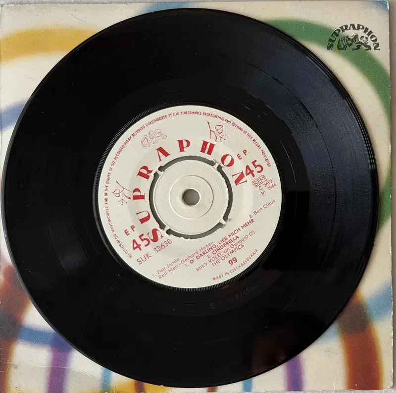 THE OLYMPICS Mary 7" Vinyl Single EP Czech Beat 1967 * RARE - Bild 1 von 1