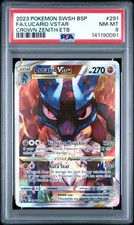 PSA 8 Lucario Vstar FA #291 2023 Pokemon Swsh Black Star Promo 141190091