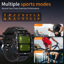 🔥 Military Smart Watch Men Android  Rugged Tactical Fitness Tracker n 4