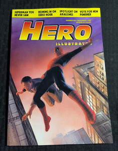 1994 HERO ILLUSTRATED Comics Magazine #6 FVF 7.0 Alex Ross Spider-Man Cover