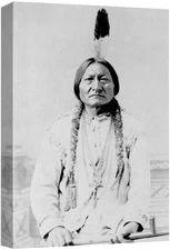 wall26 Canvas Print Wall Art Portrait of Sitting Bull People Pop Culture