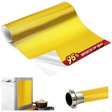 Heat Shield Tape - Reflects 95% of Radiant Heat, 12" x 12" x 40" x 0.02" Gold