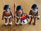 Playmobil Jungle Native African Tribesman Warrior 3 Figure Lot Vintage 1974