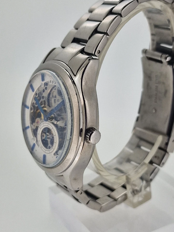 Reloj Automático Hombre Fossil Ansel Esqueleto Acero Inoxidable ME3021 Foto 3 de 4