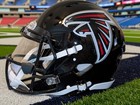 Julio Jones Signed Falcons Fullsize Authentic Helmet - BAS RARE Silver Outline — photo 5