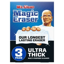 Mr. Clean Magic Eraser Sponge, All Purpose Cleaner Ultra Thick, 3.0 ea