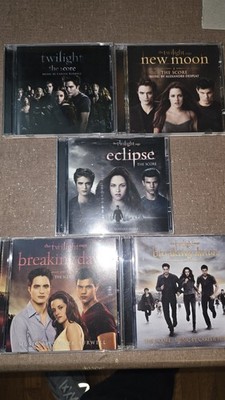 The Twilight Saga Motion Picture Score Cd Lot Set of 5 New Moon Breaking Dawn