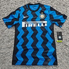 Inter Milan Home Shirt 2020 Classic Football Shirt Blue Nike S Zig Zag