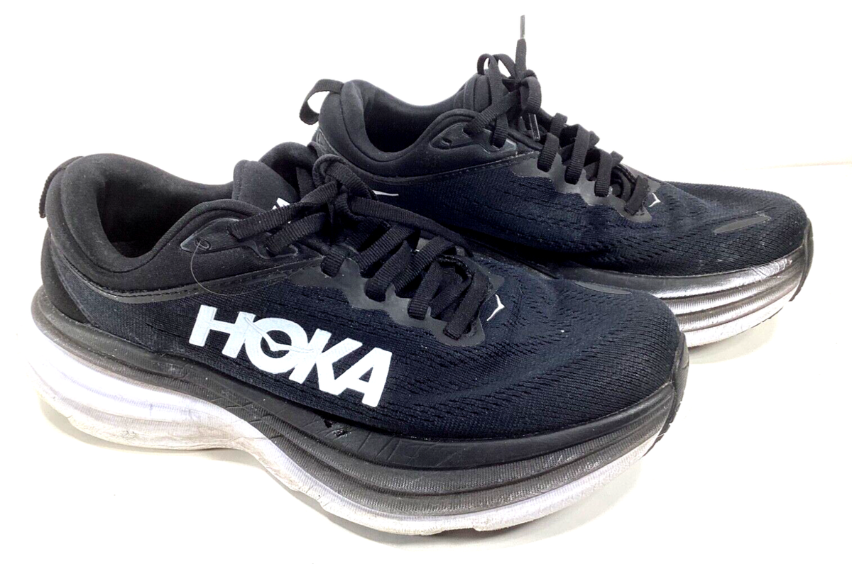 Hoka One One Bondi 8 Womens Size 8 D Wide Width Black Running Hoka One One Bondi 8 Womens Size 8 D Wide Width Black Running