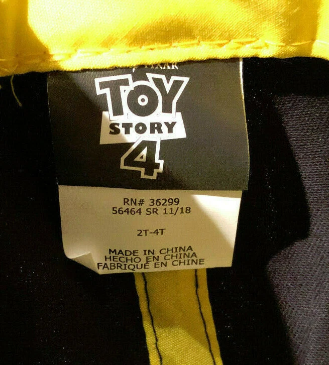 НОВЫЙ С ЯРЛЫКАМИ KIDS 2T-4T TOY STORY 4 ШЛЯПА - Изображение 4 из 4