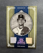 2005 Diamond Kings Materials Gold #41 Pedro Martinez Bat Jersey /50 Relic SP