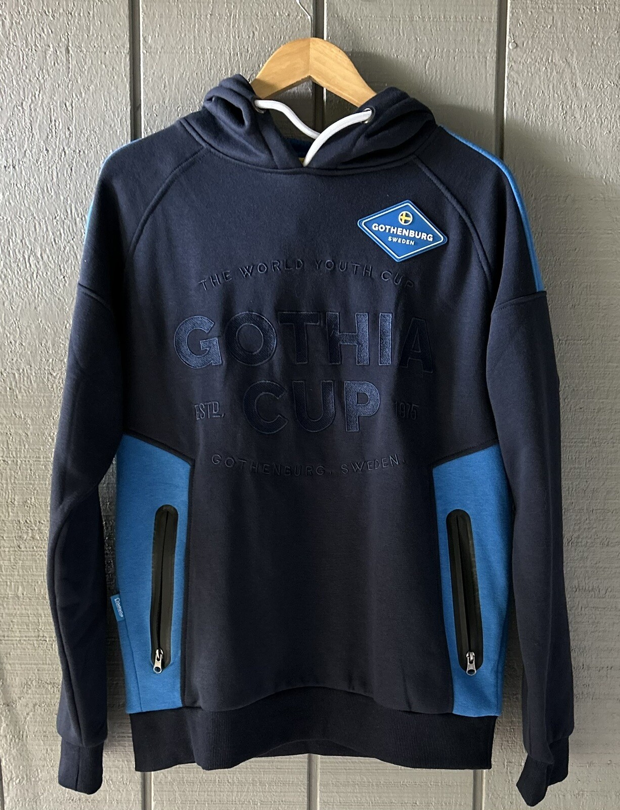 Gothia Cup Soccer World Youth Cup Dark Navy Unisex LG Sweatshirt Hoodie  Sweden | eBay