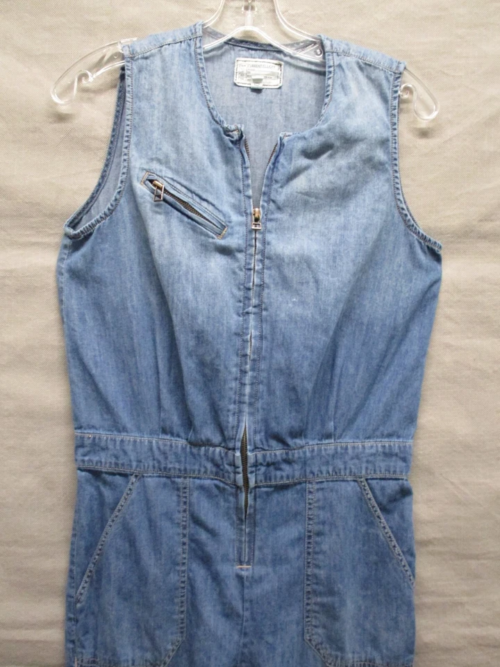 Mono informal Current Elliot para mujer 0 azul cambray denim The Flight Tanker Foto 2 de 4