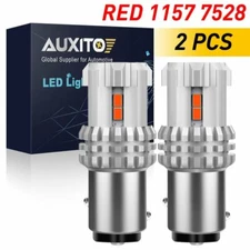 AUTO PARTS LED Brake Stop Tail Light Bulbs 1157 7528 2057 Red Super Bright EAK