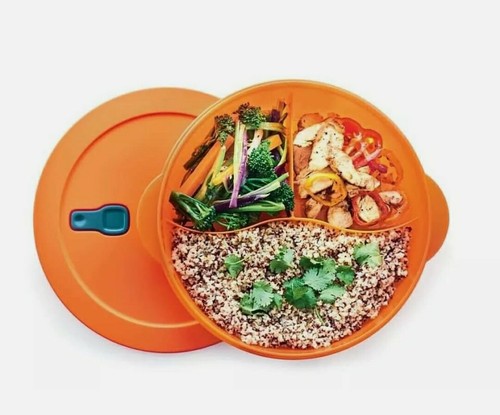 Tupperware Piatto Con Divisorio Cristalwawe conserva E Rigenera Microonde |  eBay