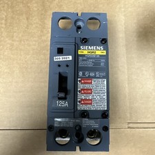 Siemens HQR22B125 2 Pole 125 Amp 65k 240v New Surplus Circuit Breaker
