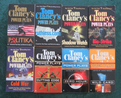 COMPLETE SET 8 PB TOM CLANCY'S POWER PLAYS SERIES: POLITIKA; RUTHLESS ...