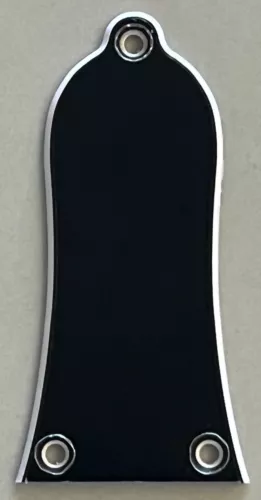 Custom For Gibson Epiphone Truss Rod Cover Plate 3 Holes Guitar Pickguard Balck