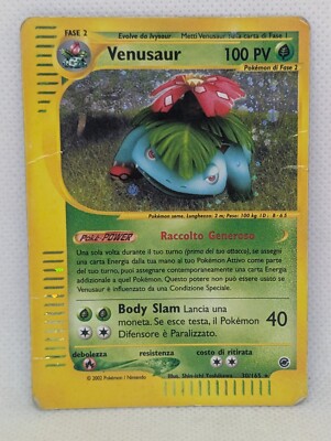 Venusaur 030/165 Expedition Base Set Holo Rare Pokemon TCG
